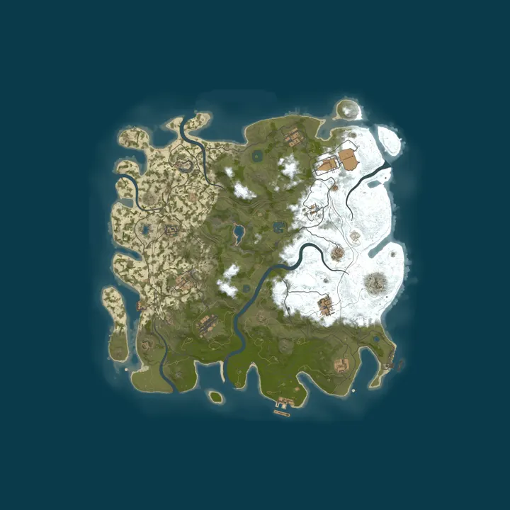 Map of RUST CLASSIC ДЛЯ НОВИЧКОВ