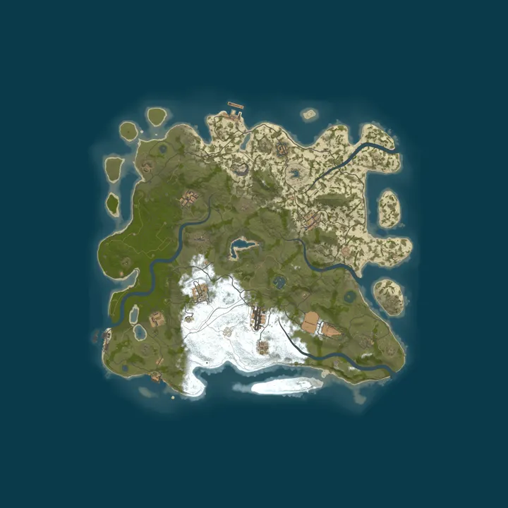 Map of [PVE] <<< MAGIC ISLAND >>> [RU/EU] Мирный