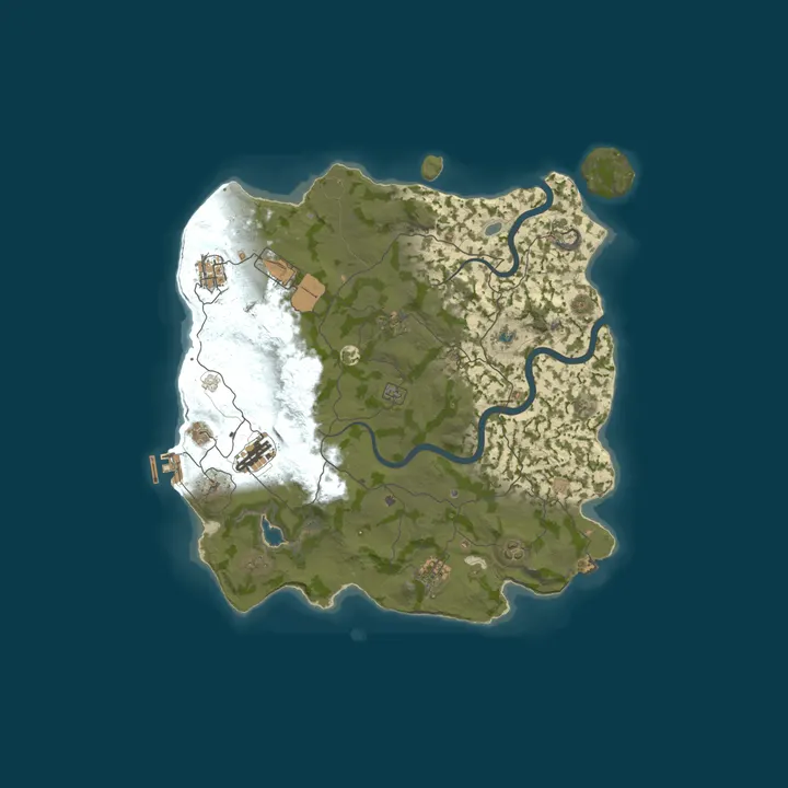 Map of ▶RUST RUSSIA MAX 2 [X5|TP|BRO|FPS+] WIPE 13.10◀