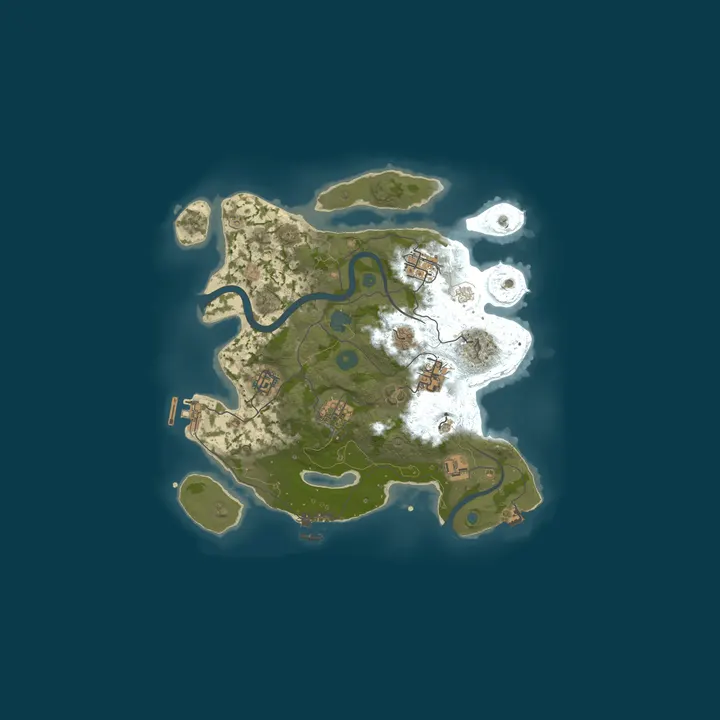 Map of MiniRust Modded 1X |Trio Russian