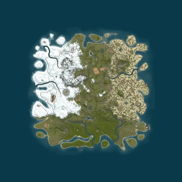 Map of RAG | PVE | Legendary Drops | Custom Weapons | Skills | Events+