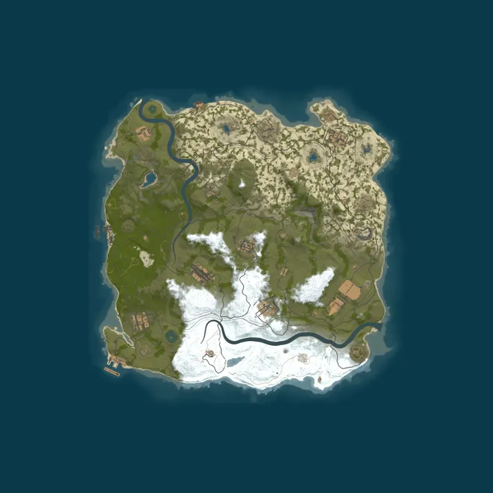 Map of [EU] Rustverse - 5X Monthly - Max 12 - Loot+ - Events