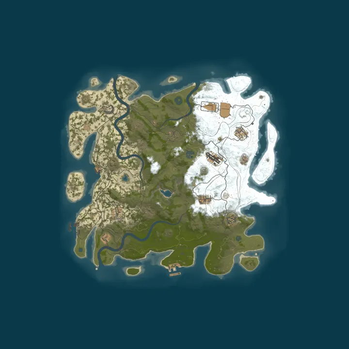 Map of 777 RUST /ДЛЯ НОВИЧКОВ /СИБИРСКИЙ 10.10