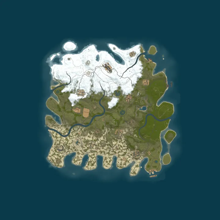 Map of 777 RUST /ДЛЯ НОВИЧКОВ /РОССИЙСКИЙ 09.10