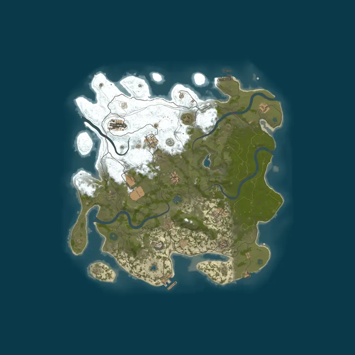 Map of 404 RUST SOLO/DUO/TRIO | СР | ДЛЯ НОВИЧКОВ 07.10