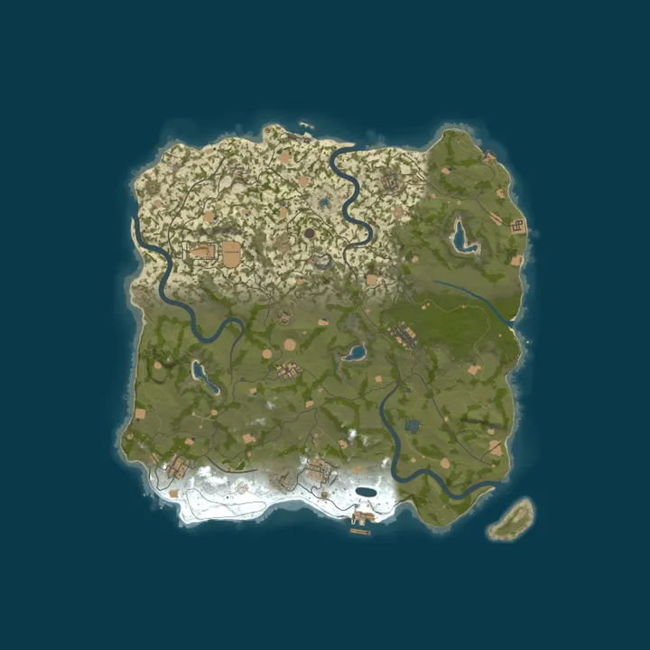 Map of [大熊PVE]二服/2倍/新养殖自动化/突袭/死亡不掉