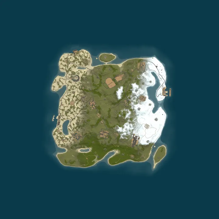 Map of Bestrust Solo/Duo/Trio 2x #4 - Weekly | NEXT WIPE in 6 hours 14