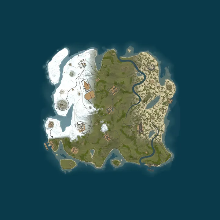 Map of AceRust.com 10x No BPs [Loot++|Events|MyMini|Shop]