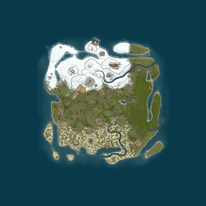 Map of Rusty Moose |US Medium|