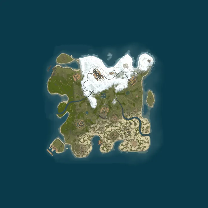 Map of RustyBrawls | CAN | Solo/Duo