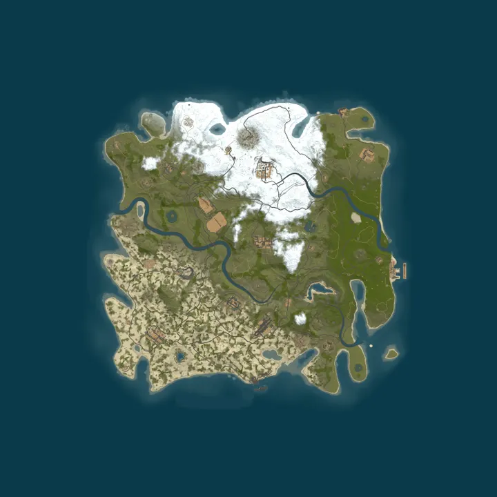 Map of Rust STANDARD Server
