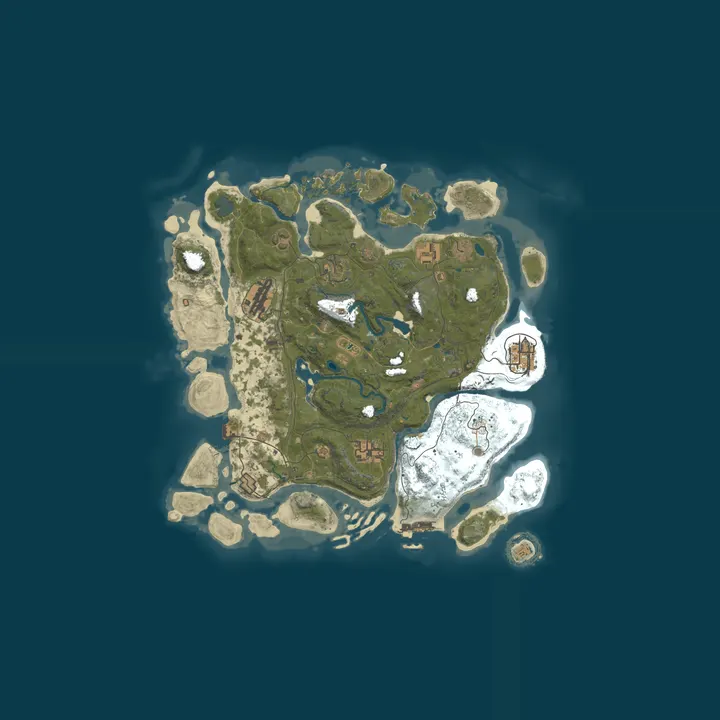 Map of [US] Void Servers 5x|Solo/Duo/Trio|Kits|Vehicles|Shop|Homes