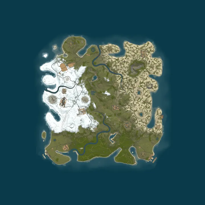 Map of Our Rust Server