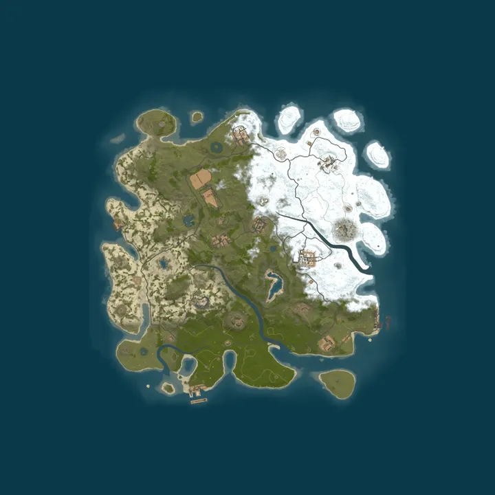 Map of Xori Vanilla Rust