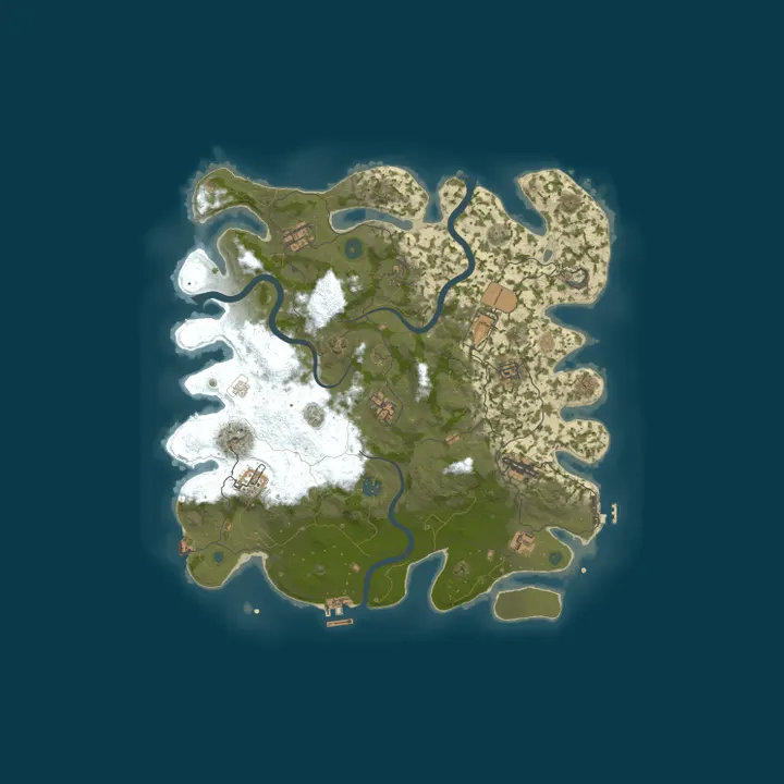 Map of [2x] Clean Loot | Stevious-like | Vanilla Modded