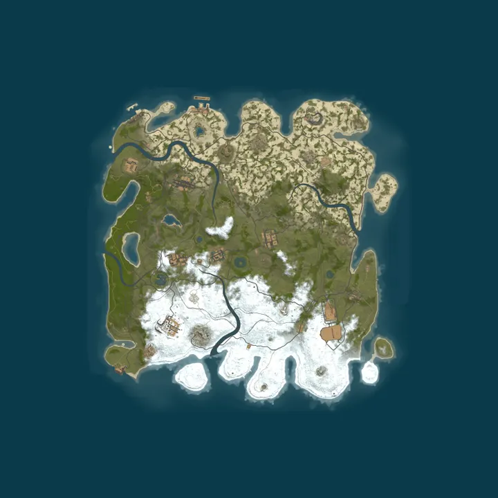 Map of ProjectRust.gg - EU Low Pop