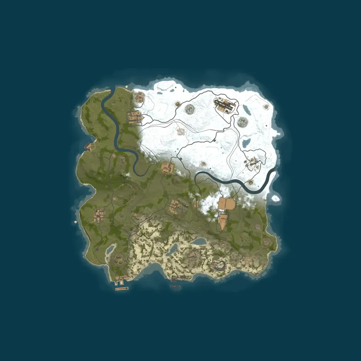 Map of LITHUANIA RUST | 2X | QUAD | BIWEEKLY