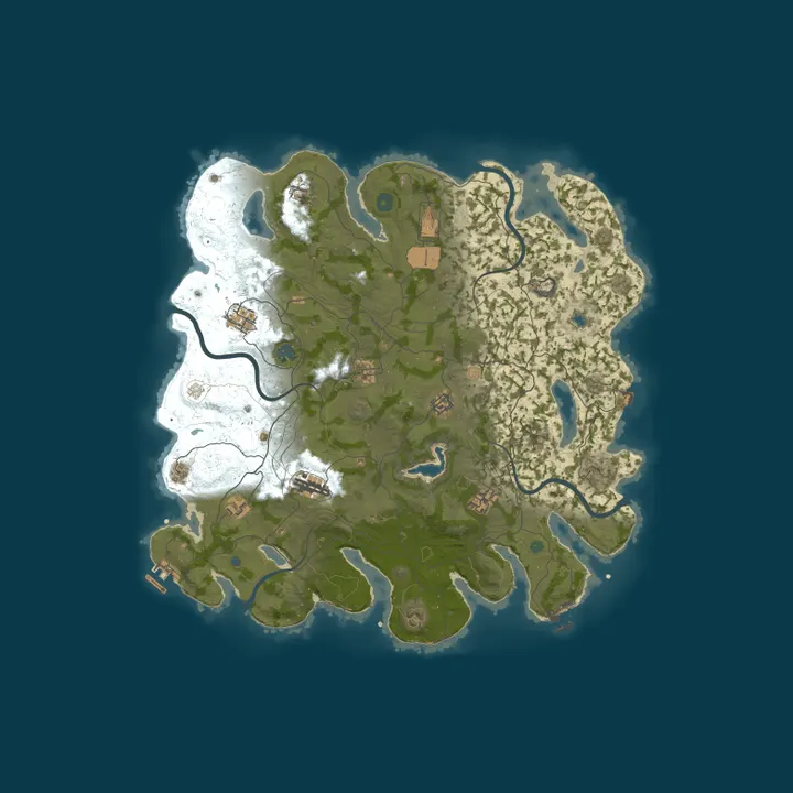 Map of РОССИЯ / КЛАССИКА X2 / THIS IS RUST!