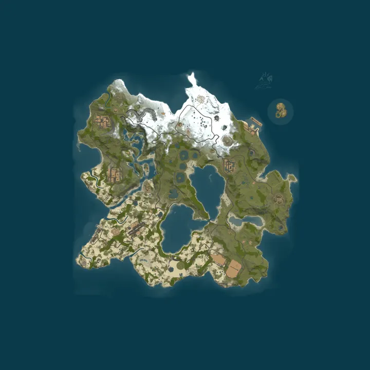 Map of UltimateRust.com - Pirate Bay | Trio | x2 | Custom | 07.10