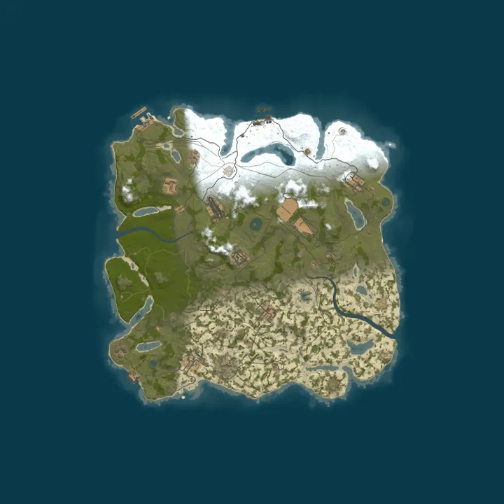 Map of [BR/LATAM] ZONA DE GUERRA 2X | SOLO/DUO/TRIO |WIPE 12/10 16H