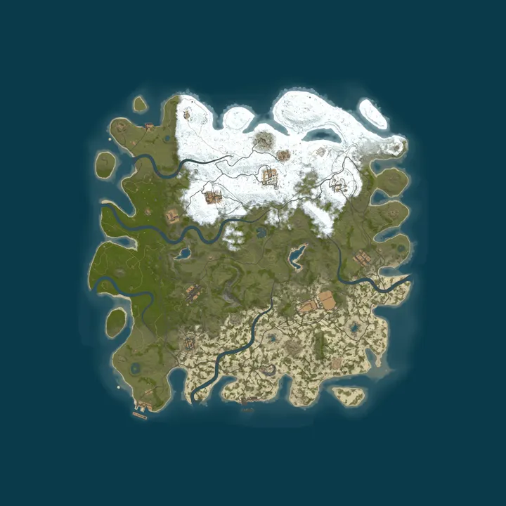 Map of Private Carbon Staging Test Server