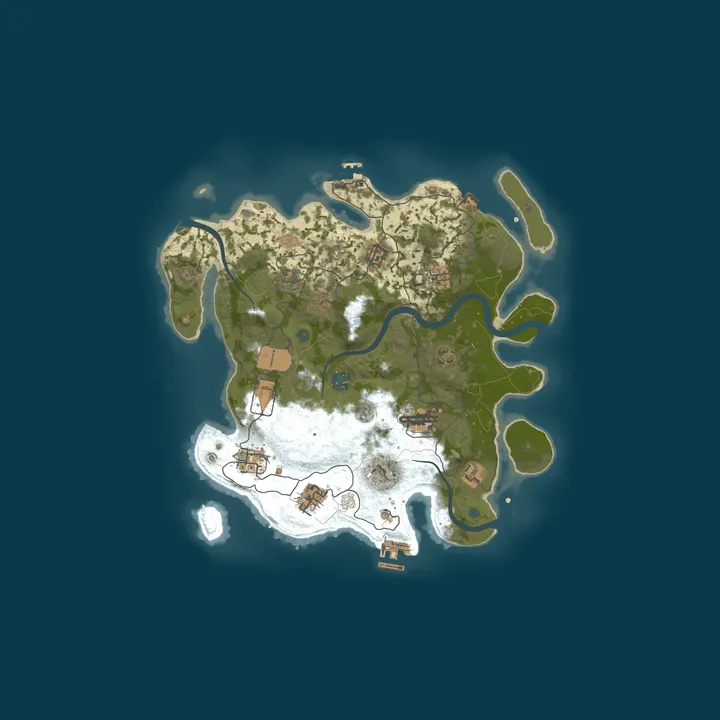 Map of Dullis Rust Server by nitrado.net