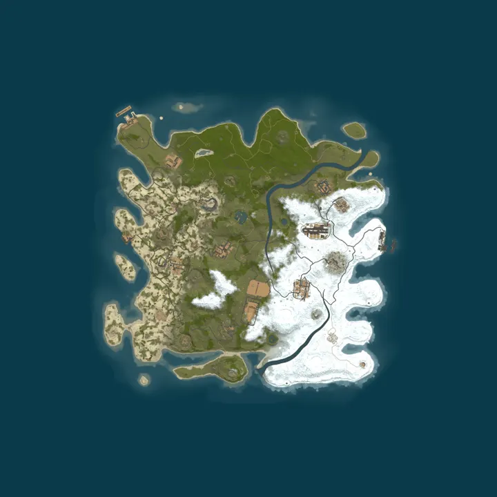 Map of ExoriaRust.com - Technical