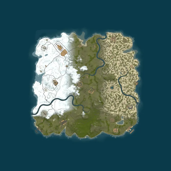 Map of A Rust Server