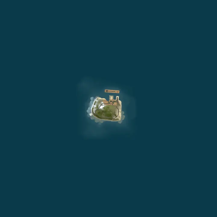 Map of devloped rust server