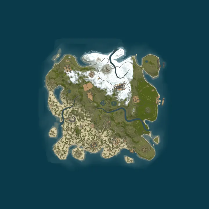 Map of [EU] Dirty Gofer Vanilla | 2x | Town | No puzzles | Quarries