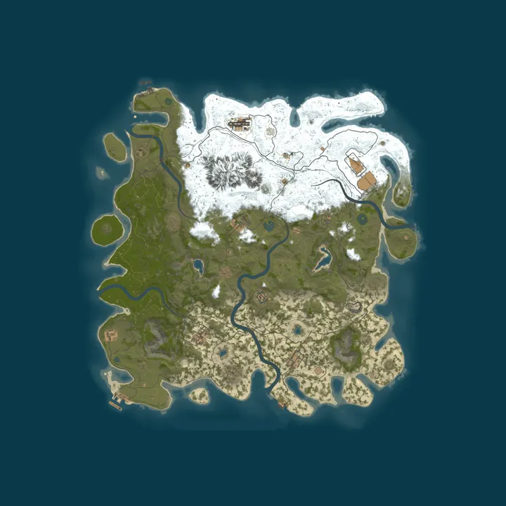 Map of Rust & Recreation 3X | Solo/Duo/Trio | XPerience | Events!