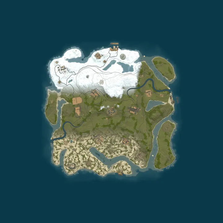 Map of HollowServers.co 5x No BPs [Loot++|MyMini|Shop|Events]10x
