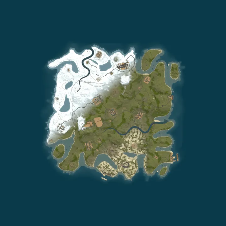 Map of HollowServers.co 3x Solo/Duo |LootX3|JUST FULLWIPED
