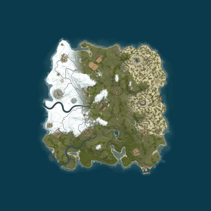Map of EU RENEGADE 2x Monthly | Solo Duo Trio Quad | 50% Upkeep | No B