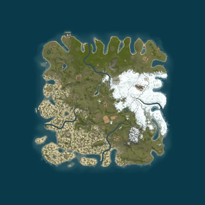 Map of NW- Rust Server