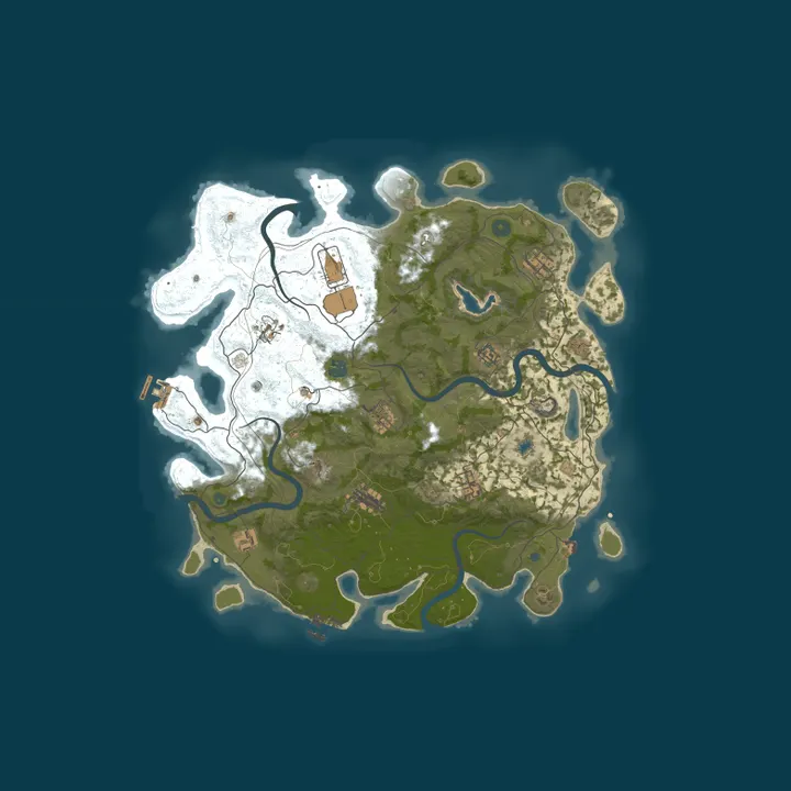 Map of RUST HUNTERS