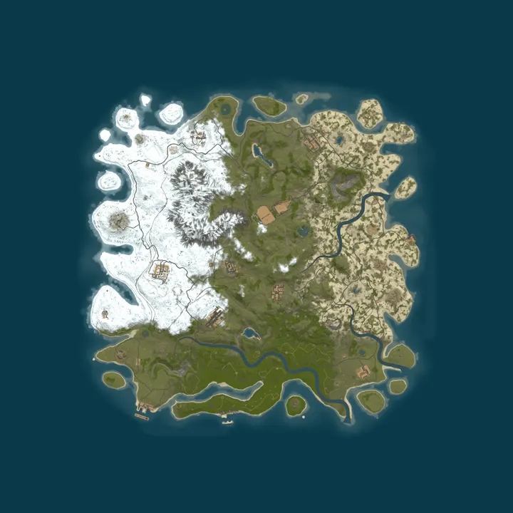 Map of 5x UNCLE RUSTY