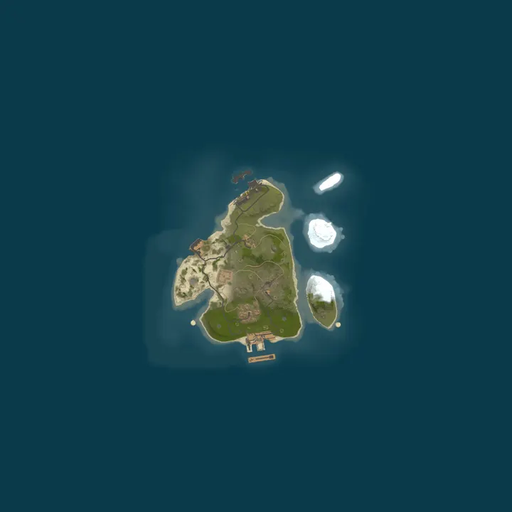 Map of Pine Hosting - Rust Server