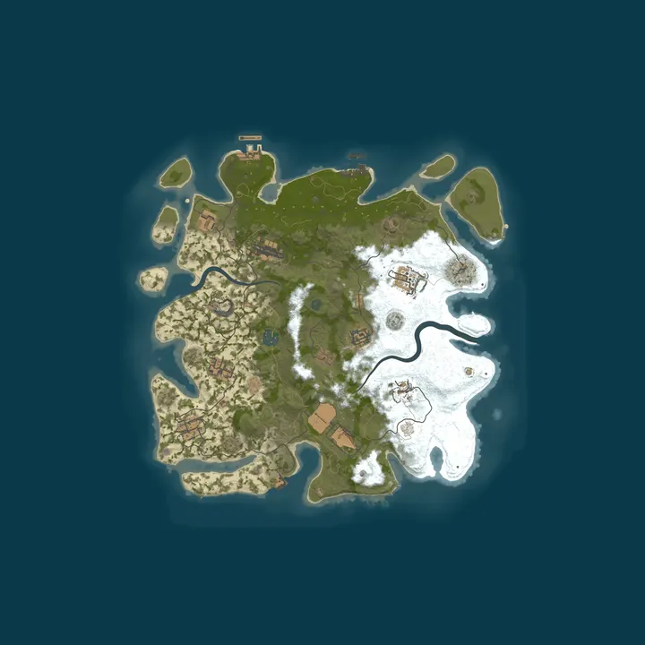 Map of bandit's camp