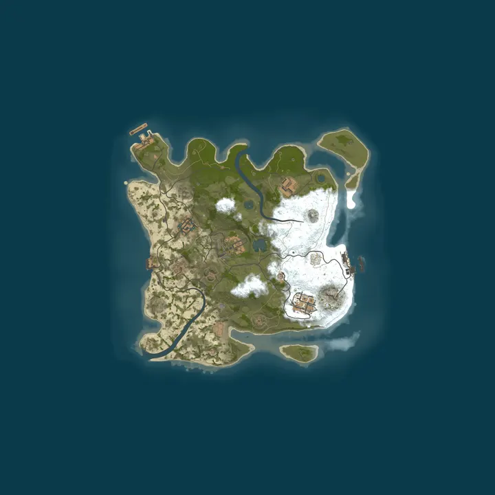 Map of Pine Hosting - Rust Server
