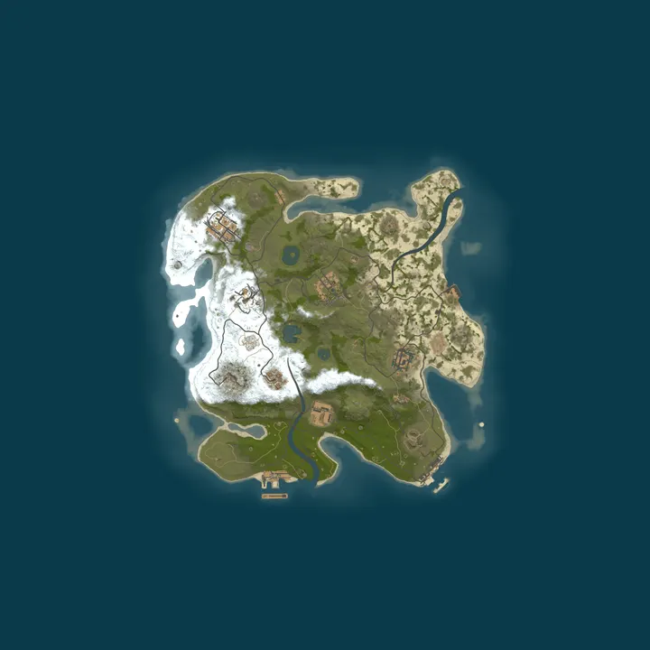 Map of Rust Server - Pinehosting.com