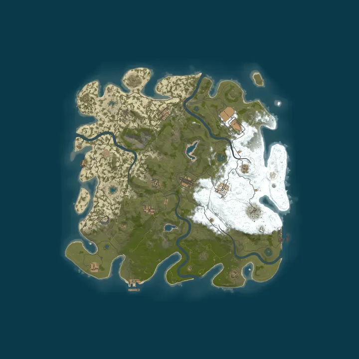 Map of Rusty Reef
