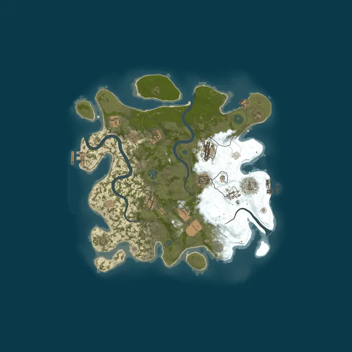 Map of Friendly Rust Retreat