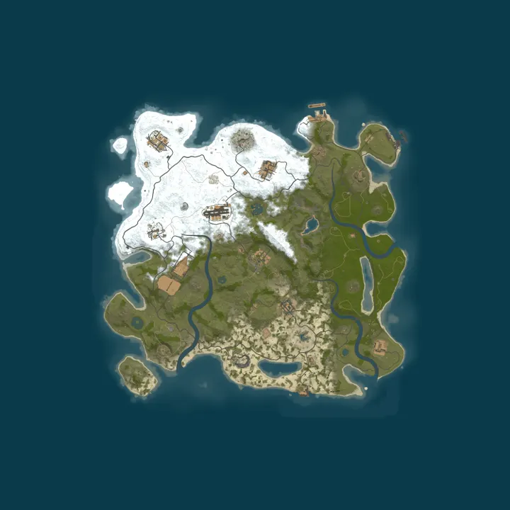 Map of US RawDogs Rust 2x Monthly| No BP Wipes | Noob Friendly | 2x
