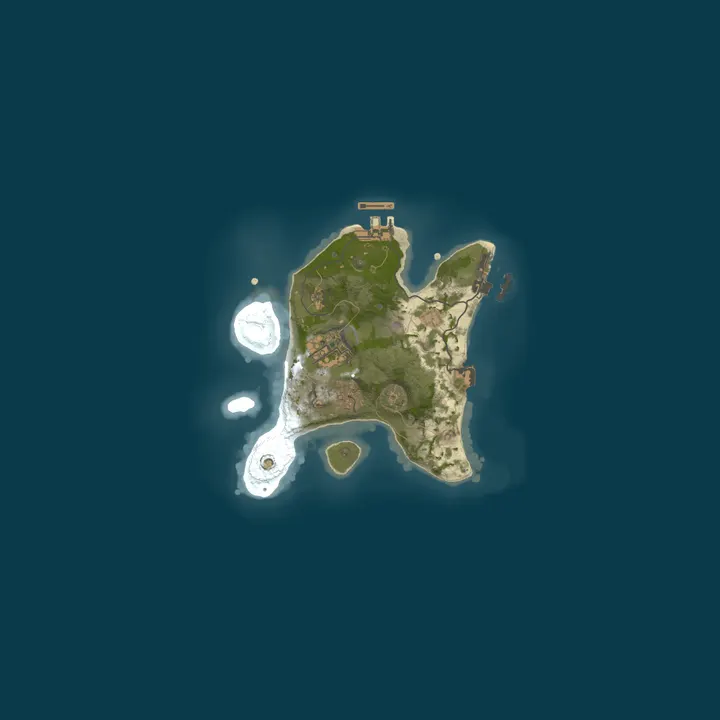 Map of Merens 3X Small Map | Trio Max |