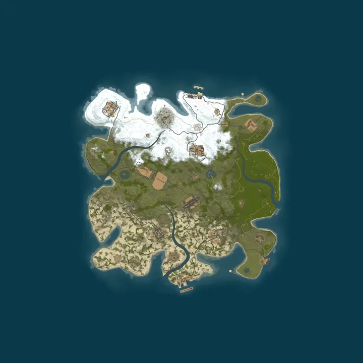 Map of ZOOM RUST #1 - Vanilla 2X | Киты | FRIDAY