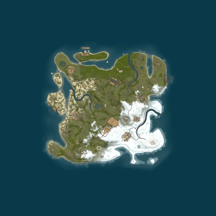 Map of [RU] Aurora Rust | X2 | Biweekly | Solo/Duo/Quad