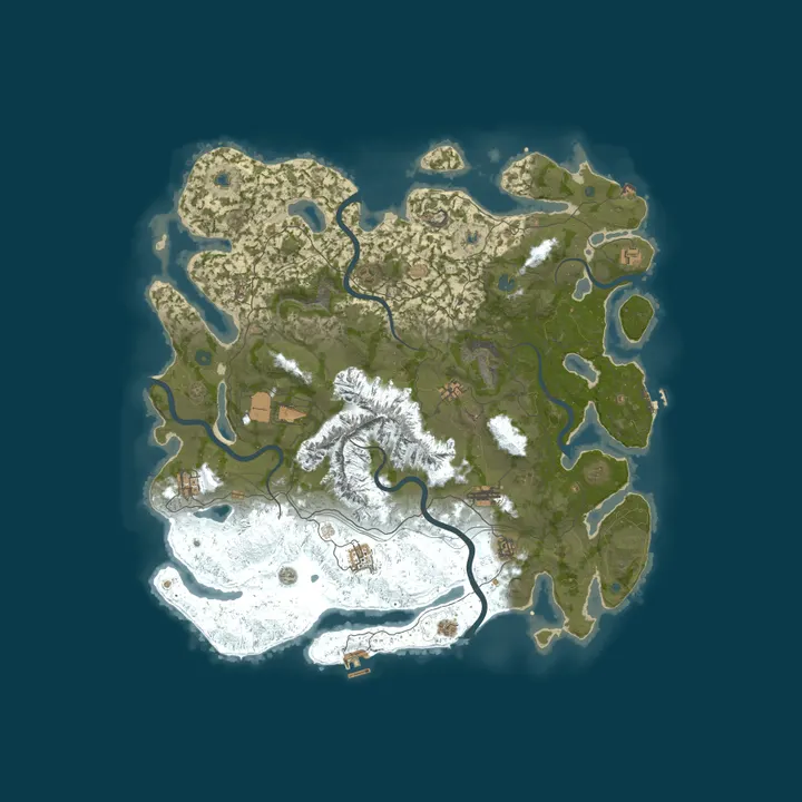 Map of [GER]Rustvillage|PvE|Events|Dungeons|Raidbases|CustomHelis
