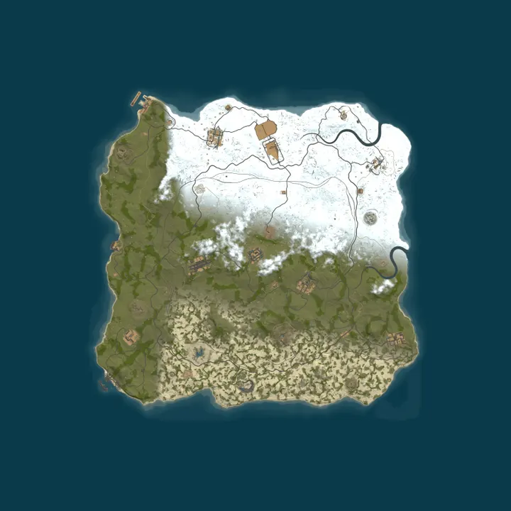 Map of MIRAGE RUST | WEDNESDAY 2x | VANILLA+ | Wipe 07.10