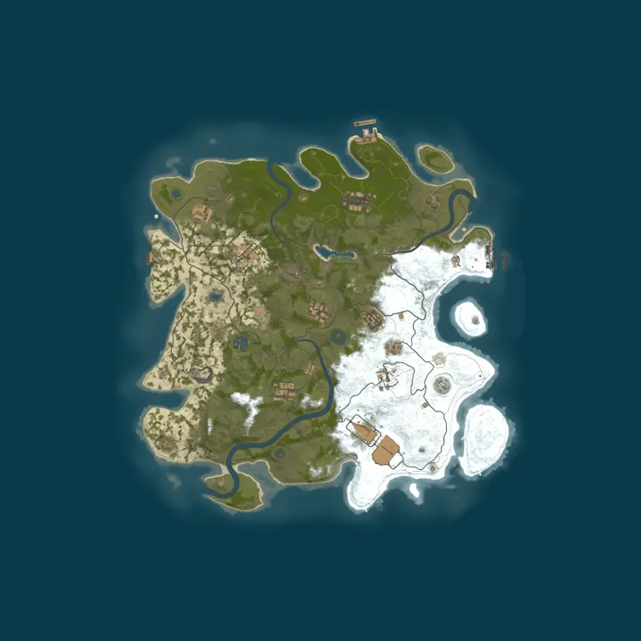 Map of [TR/EU] ADARYA | VANILLA | MAX4 | PVP | WIPE 08.10